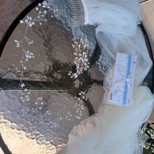 Wedding accessories set with free hair veil