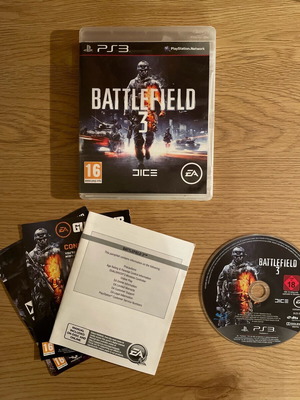 Battlefield 3 μεταχειρισμένο για PlayStation 3 με manual, 2 κομμάτια