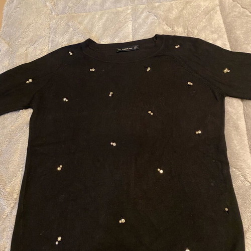 Zara blouse used, black, size S in very good condition