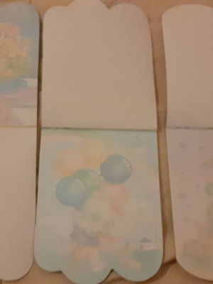 Small stationery cards new, set of 6 pieces
