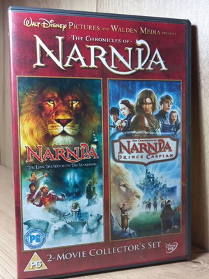 The Chronicles of Narnia DVD σαν καινούργιο, 2 ταινίες με αγγλικούς υπότιτλους