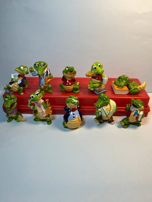 Vintage συλλογή Croco-School Kinder Surprise 1991 σαν καινούργια, πλήρης σειρά 10 φιγούρες