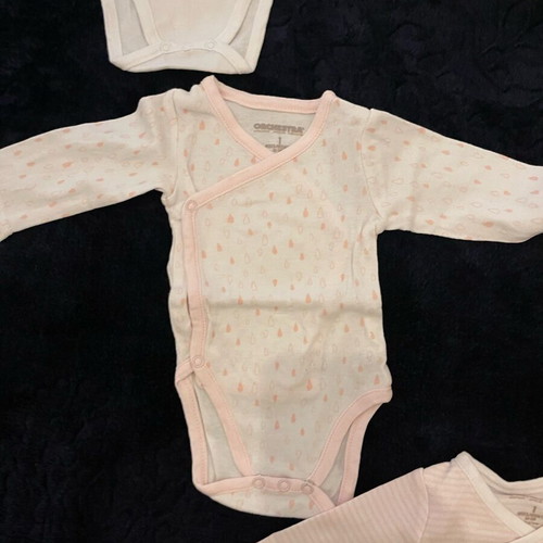 Baby bodysuits used for 0-3 months, pack of 7 pieces