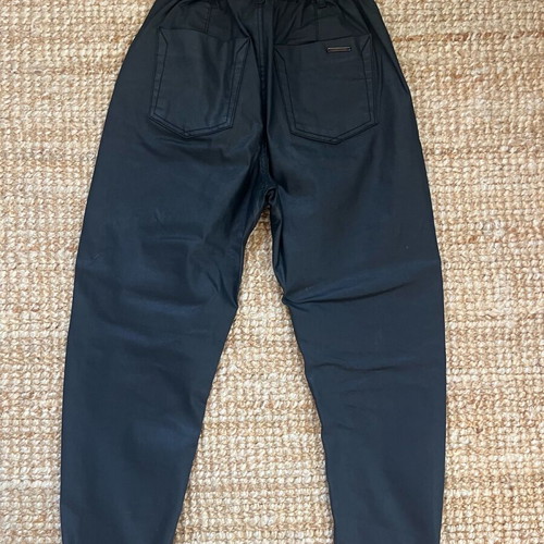 Zara waxed jeans new, size 34, black