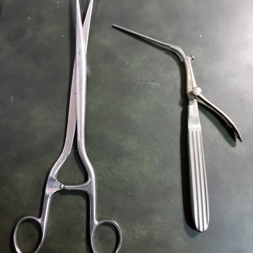 Interwar medical instruments used, set of 2 pieces
