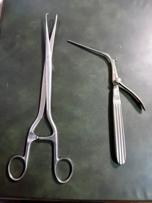 Interwar medical instruments used, set of 2 pieces