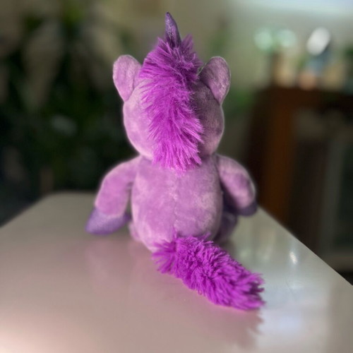 Bergland GMBH Purple Glitter Unicorn Plush new