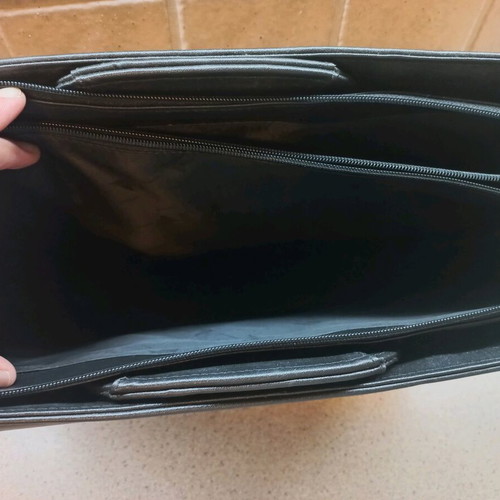 Falcon laptop case waterproof synthetic leather like new black