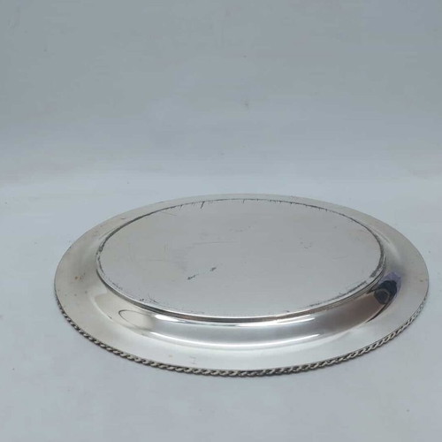 Argente silver-plated serving tray used 28x37cm
