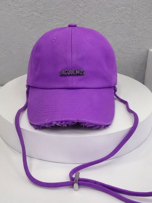 Jacquemus Cap Purple new, one size