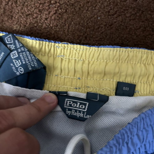 Polo Ralph Lauren men's swim shorts like new, size L, blue
