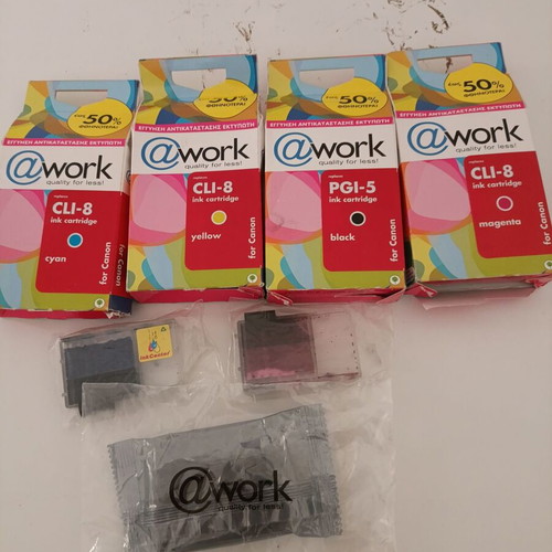 Work printer ink cartridges used, year 2011, all together