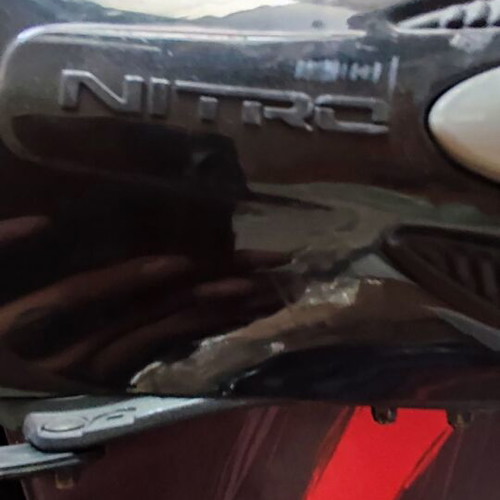 Nitro snowboard with adjustable bindings used