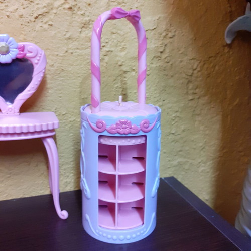 Barbie 12 Dancing Princesses Ballet Vanity Playset used, furniture set