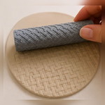 Basket Weave Texture Roller for Clay new