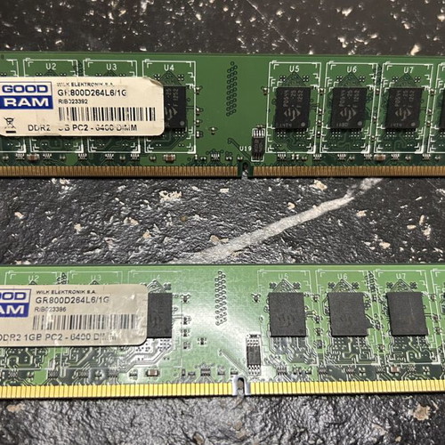 Ram DDR4, DDR3, DDR2, and DDR used modules