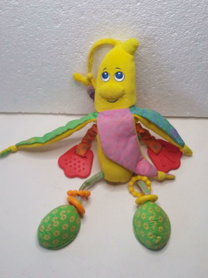 Tiny Love Fruity Pals Anna Banana hanging plush baby toy used