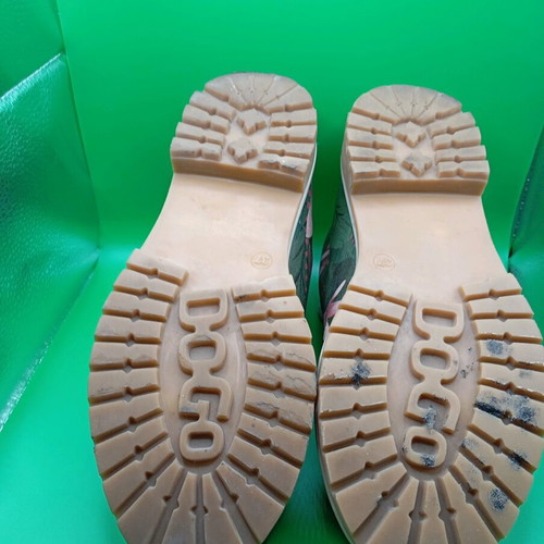 DOGO leather shoes hand-painted, like new, size 37