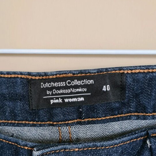 Pink Woman jeans like new, size L, blue