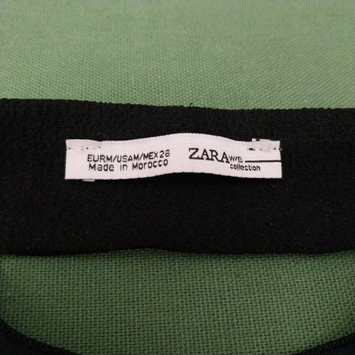 Black sleeveless top Zara size M like new