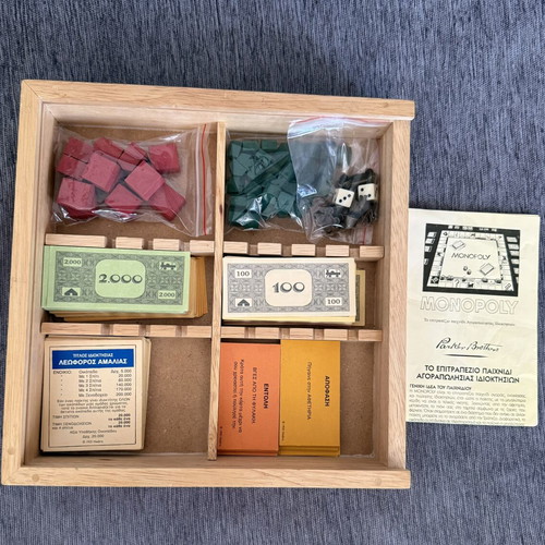 Monopoly Nostalgia board game, complete