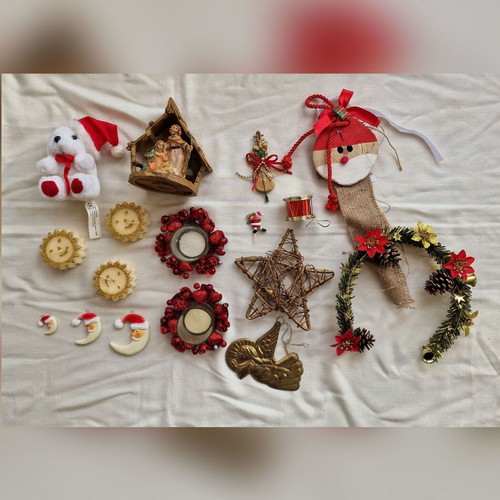 Christmas decorations used, pack