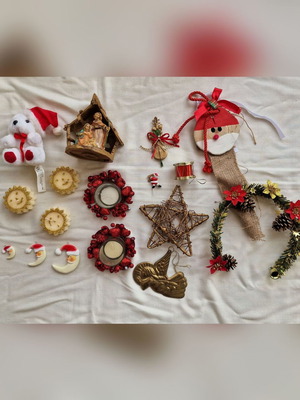 Christmas decorations used, pack