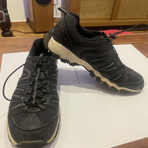 Graceland men's hiking shoes size 44 used, black-white