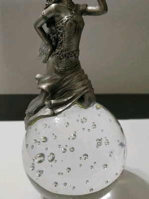 Metal Crystal Statuette