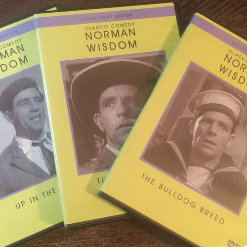 Norman Wisdom DVD comedies used