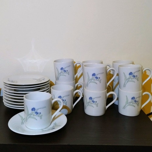 Scherzer Bavaria Germany tea set for 11 people, like new