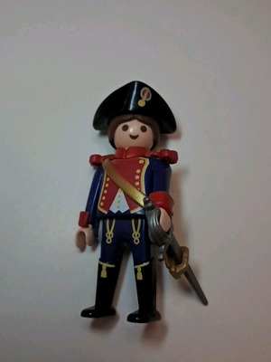 Playmobil φιγούρα στρατιώτη του 18ου αιώνα με τρίκορνο καπέλο και σπαθί