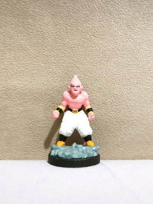 Kid Buu figure used, Dragon Ball Z collectible on base