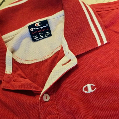 Champion Kids T-shirt new, red, size 13-14 years