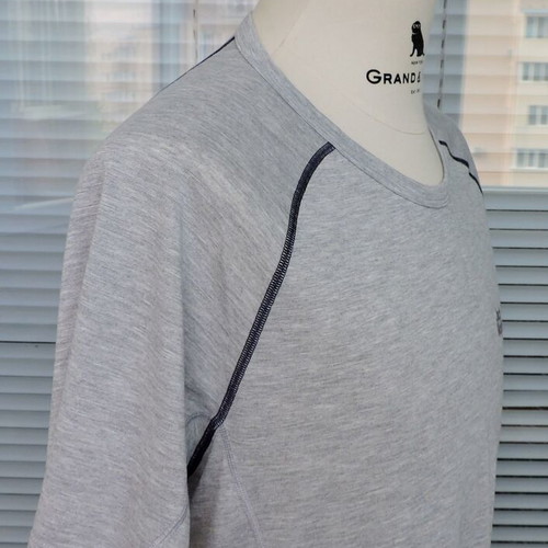 Jack Wolfskin Mens Grey Outdoor Round Neck Tee Size XXL like new