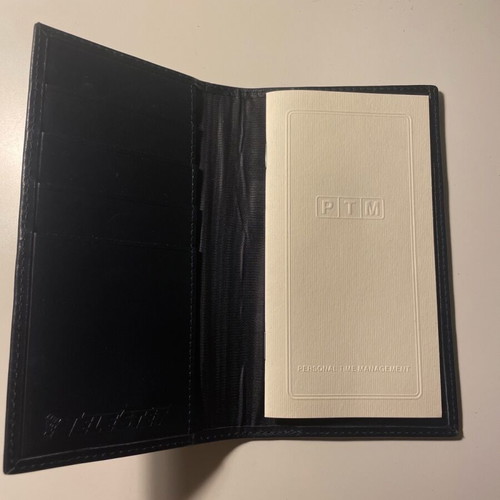 Leather mini organiser ptm like new