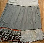  επώνυμο βαμβακερό φόρεμα με φόδρα L/xL