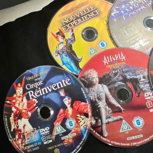 Cirque du Soleil DVD set 7 new shows La Nouba, Dralion, Alegría