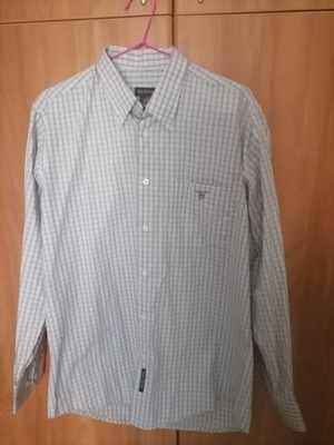 Gant men's checkered shirt size M like new