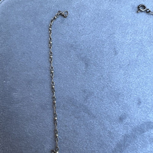 Vintage Silver 925 Necklace like new with charms