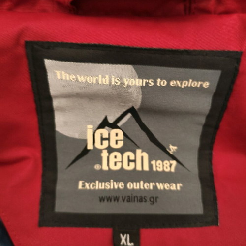 Ice Tech red XL parka jacket like new