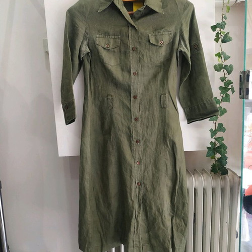 Zara women's dress used, size small, ramie fabric
