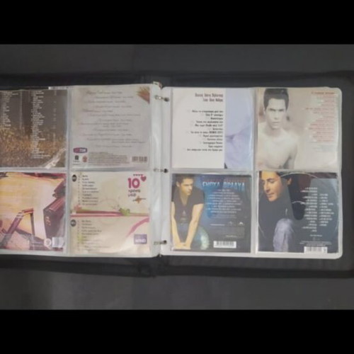 CD case with 120 CDs used, pack