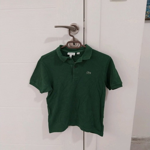 Lacoste green polo t-shirt boy's size 12 used
