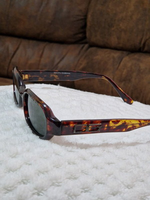 Dolce Gabbana women's sunglasses used, brown multicolor