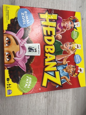 Hedbanz Greek Edition board game used, complete