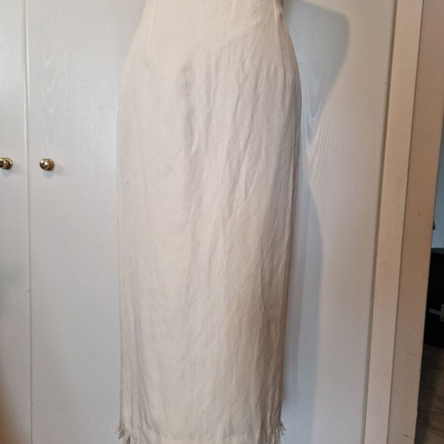 Naturale vintage skirt and vest made of silk and linen like new