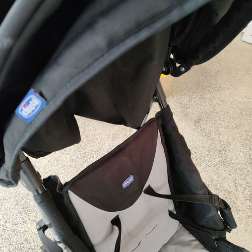 Chicco lightweight umbrella stroller used, black