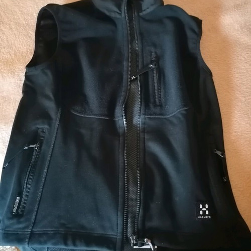 Haglofs women's vest black size L like new