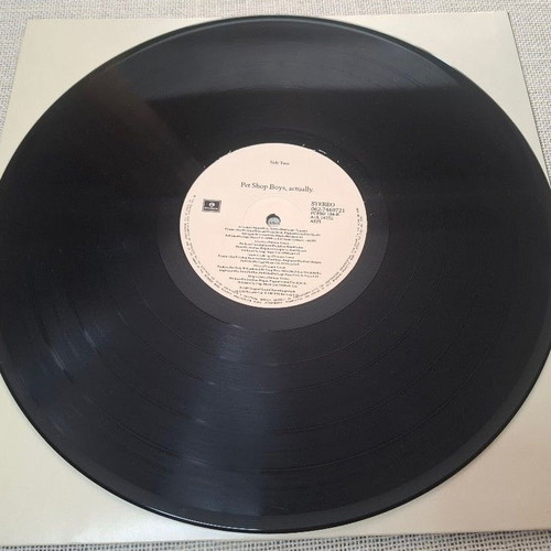 Pet Shop Boys Actually LP like new, electronic